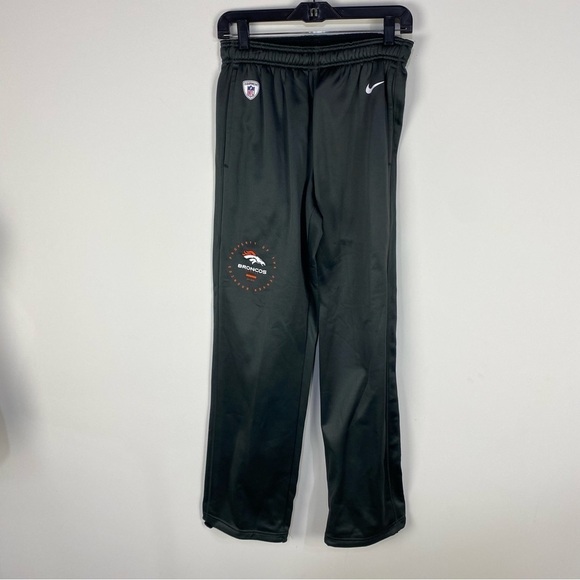 Nike Broncos Straight Leg Sweats Sweatpants Grey Athletic - Picture 1 of 6
